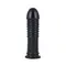 LoveToy King-Sized Anal Bumper - Велика анальна пробка, 21х5.6 см (чорний)