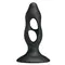 LyBaile Fabulous Contraction and Expansion Black - Анальний масажер, 10.5х3.3 см