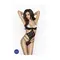 Passion Adara Body - Боді монокіні, S/M (чорний)