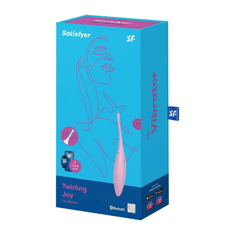 Satisfyer Twirling Joy стимулятор клитора, 18х3.4 см (розовый) Satisfyer Twirling Joy стимулятор клитора, 18х3.4 см (розовый)