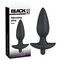 Orion Black Velvet Vibrating Plug Large - Анальна пробка з вібрацією, 17х4 см (чорний)