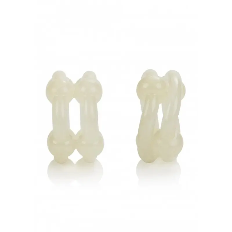 Эрекционные кольца Island Rings Double Stacker (светящийся в темноте) Эрекционные кольца Island Rings Double Stacker (светящийся в темноте)