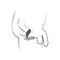 We-Vibe Vector + Лубрикант 50 мл- Масажер простати, 10.6х3 см (чорний)