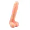 T-Skin Spread Me No.03 Dildo 6.9" - Фаллоимитатор с мошонкой, 17.7х3.5 см (телесный)