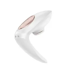 Satisfyer Pro 4 Couples-унікальний вібратор для пар з вакуумною стимуляцією, 7х2, 5 см, (білий)
