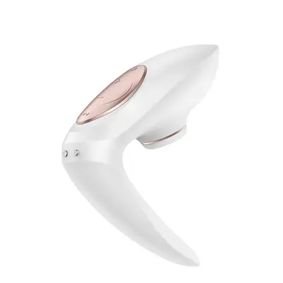 Satisfyer Pro 4 Couples-унікальний вібратор для пар з вакуумною стимуляцією, 7х2, 5 см, (білий)