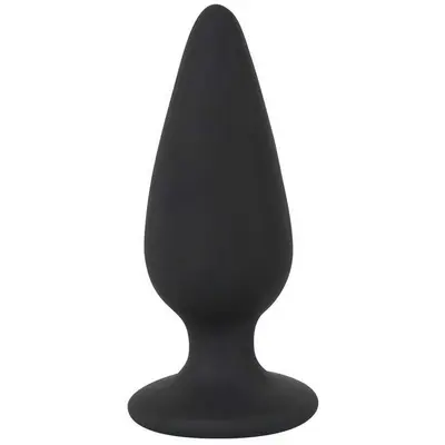 Orion Black Velvets Heavy Plug Medium - Анальна пробка, 8,9х3,1 см (чорний)