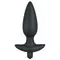 Orion Black Velvet Vibrating Plug Large - Анальна пробка з вібрацією, 17х4 см (чорний)