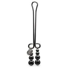 Fifty Shades Darker Just Sensation Beaded - зажим для клитора, 10 см (серебристый)