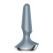 Satisfyer Plug-ilicious 2 - Анальная смарт-пробка, 14х3 см, (серая)