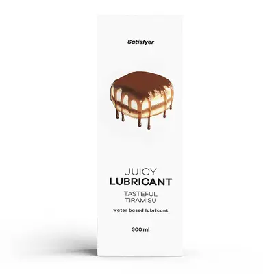 Лубрикант на водній основі Satisfyer Juicy Lubricant, 300 мл (тирамісу)