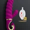 Gvibe Gcandy - Невероятный витой вибратор с клиторальным стимулятором, 13х4.5 см (фиолетовый)