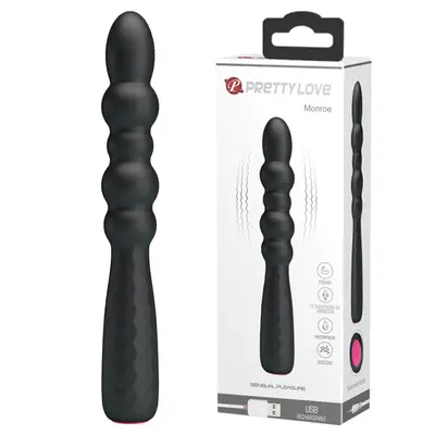 Pretty Love Monroe Vibrator Black-вібратор, 18,5 см (чорний)