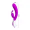 Pretty Love Harlan Vibrator Purple - Вибратор с кокетливыми ушками, 21.5х3.5 см (фиолетовый)