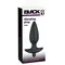 Orion Black Velvet Vibrating Plug Large - Анальна пробка з вібрацією, 17х4 см (чорний)