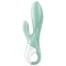 Satisfyer Air Pump Bunny 5+ - Вибратор-кролик с расширением, 20.4х3.6 см (мятный)