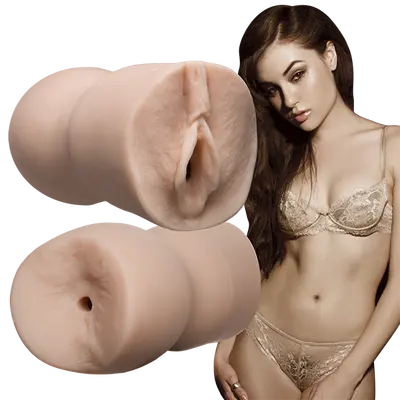 Doc Johnson Sasha Grey Ultraskyn 2 Fuckhole - двойной мастурбатор, 15.7х6.4 см (телесный)