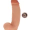Get Real Silicone Dildo 7 inch w Balls - Силиконовый фаллоимитатор с мошонкой, 18х3.5 см (телесный)