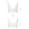 Passion PS005 Top - Спортивний топ з еластичної бавовни, XL (білий)
