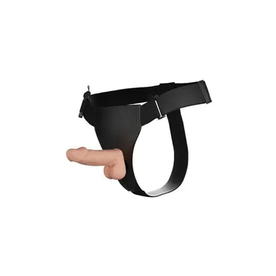LyBaile Ultra Female Strap-On Realistic Dildo For her - женский страпон с реалистичным вибратором, 19.4 см (телесный)