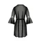 Пеньюар Passion LEAFA PEIGNOIR black S/M