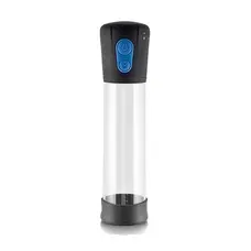 LoveToy Maximizer Worx Vibrating Penis Pump Black - Автоматическая вакуумная помпа, 28.5х6.2 см (чёрный)