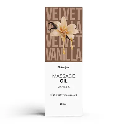 Массажное масло Satisfyer Massage Oil, 250 мл (ваниль)