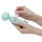 Pillow Talk Sultry Teal - вібромасажер з ротацією та підігрівом, 21х2.8 см (блакитний)