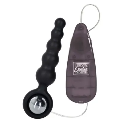 California Exotic Novelties Booty Call - анальная вибро-пробка, 10.3х2.5 см (черный)