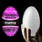 LoveToy Giant Egg Grind Ripples Edition - мастурбатор яйцо с рельефом, 12 см (фиолетовый)