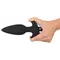 Orion Black Velvet Vibrating Plug Large - Анальна пробка з вібрацією, 17х4 см (чорний)
