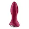Satisfyer Rotator Plug 2+ - Анальна пробка з обертанням, 12.8х3.6 см (червоний)