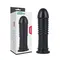 LoveToy King-Sized Anal Bumper - Велика анальна пробка, 21х5.6 см (чорний)