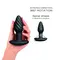 Анальна пробка з вібрацією, обертанням та пультом Dorcel Spin Plug, 12.2х3.8 см