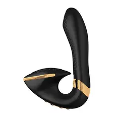 Shunga - Soyo Intimate Massager - Вибратор, 17х3.7 см (чёрный)