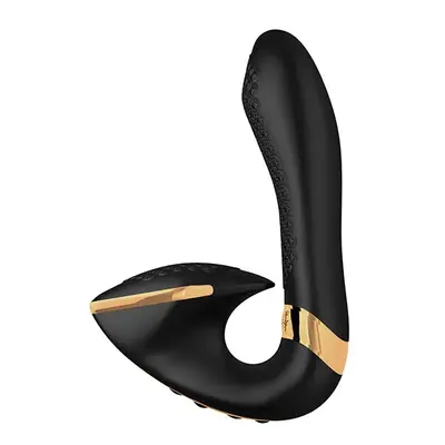 Shunga - Soyo Intimate Massager - Вибратор, 17х3.7 см (чёрный)