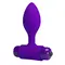 LyBaile Pretty Love Vibro Butt Plug - Анальна пробка з віброкулею, 8.6х2.7 (фіолетова)