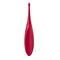 Satisfyer Twirling Fun Poppy Red точковий вібратор для клітора, 17.5х3.2 см (червоний)