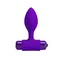 LyBaile Pretty Love Vibro Butt Plug - Анальна пробка з віброкулею, 8.6х2.7 (фіолетова)