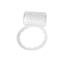 Love To Love Pocket Vibe - эрекционное виброкольцо, 3.4 см (прозрачный)