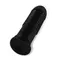 LoveToy King-Sized Anal Bumper - Велика анальна пробка, 21х5.6 см (чорний)
