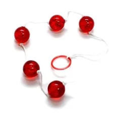 Seven Creations Clear Anal Beads Large - Анальные шарики, 2 см