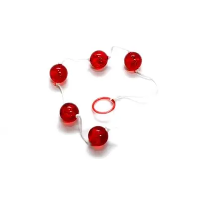 Seven Creations Clear Anal Beads Large - Анальные шарики, 2 см