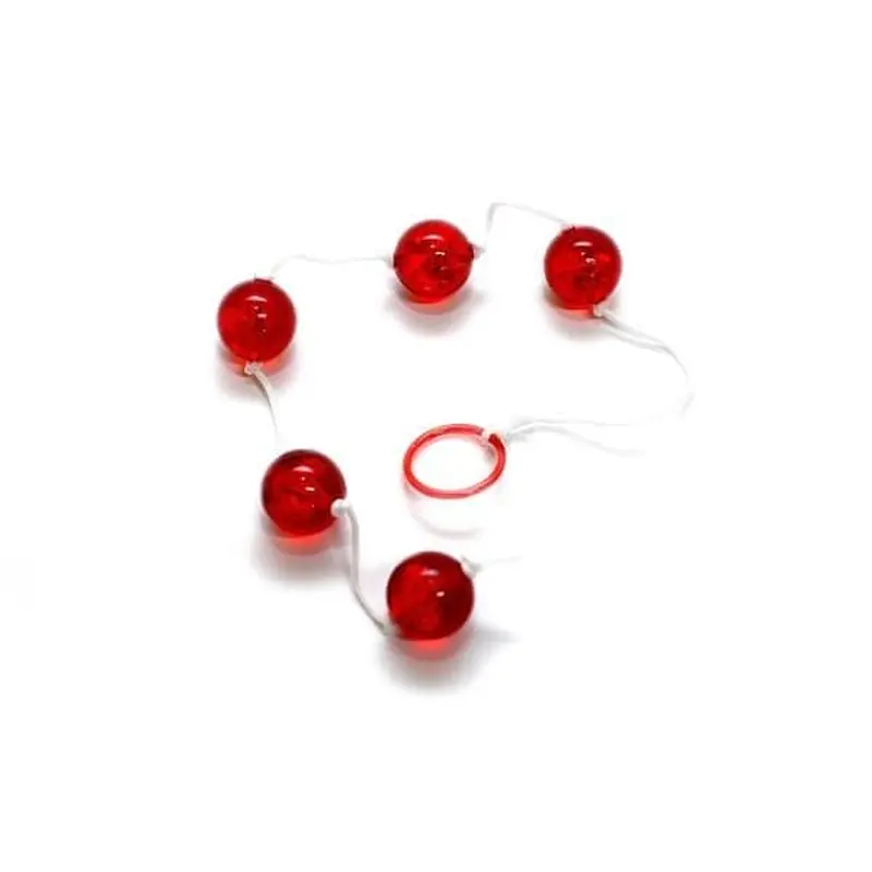 Seven Creations Clear Anal Beads Large - Анальные шарики, 2 см