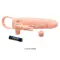 Подовжуюча насадка на пеніс Pretty Love Brave Man Vibro Extension flesh