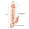 Подовжуюча насадка на пеніс Pretty Love Brave Man Vibro Extension flesh