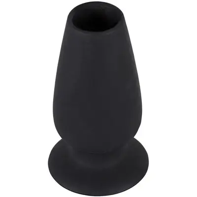 Orion Lust Tunnel Plug M - силиконовый анальный тоннель, 10х5 см (черный)