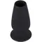 Orion Lust Tunnel Plug M - силиконовый анальный тоннель, 10х5 см (черный)