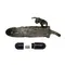 LyBaile Brave Men Vibro Penis Sleeve Black With Bunny - вібронасадка на член зі стимулятором клітора, 16.4х3.7 см (чорний)
