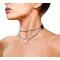 Art of Sex Paris - Чокер на шею Сердце из натуральной кожи, (черный)